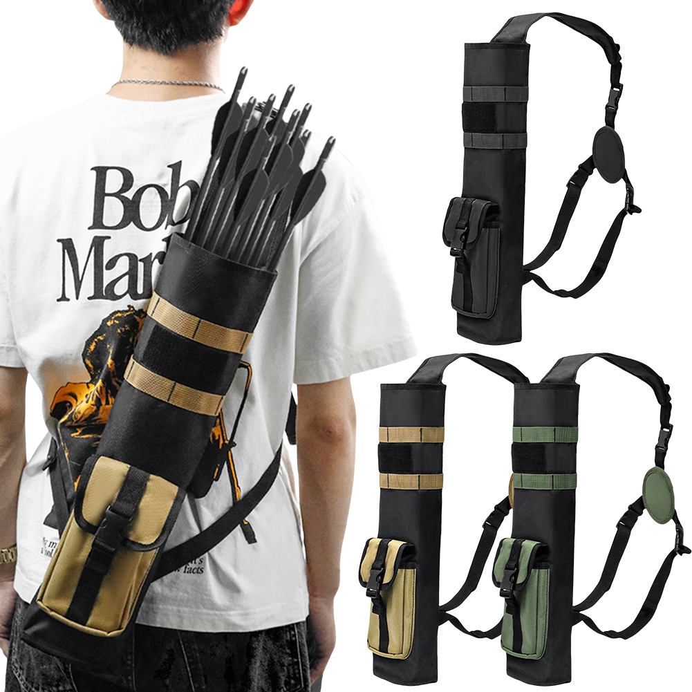Quiver Arrow Back - Archery Quiver with Molle System Pocket