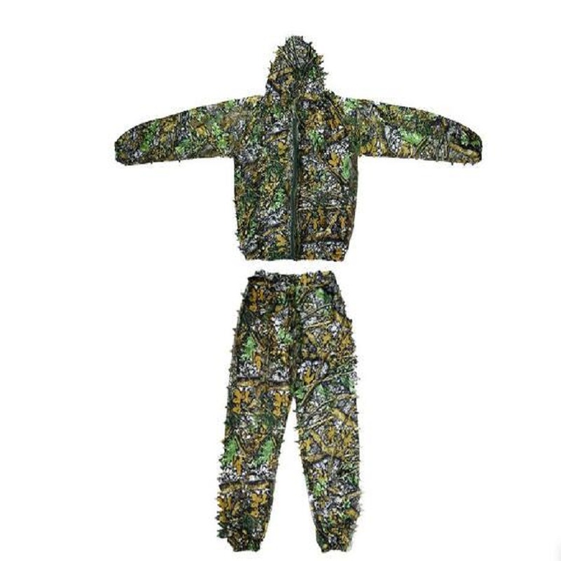 Men'S Outdoor Hunting Jacket - 3D Hunting Clothes Sniper Airsoft Camouflage