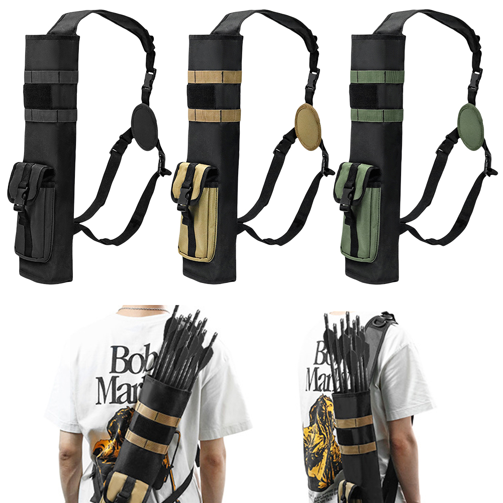 Quiver Arrow Back - Archery Quiver with Molle System Pocket