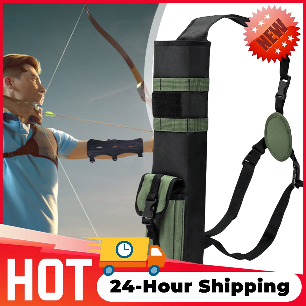 Quiver Arrow Back - Archery Quiver with Molle System Pocket
