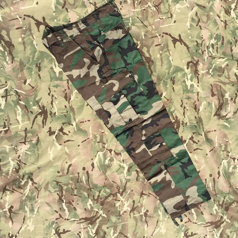 Hunting Outdoor Pants - Tactical Outdoor Camo Pants Woodland Camouflage