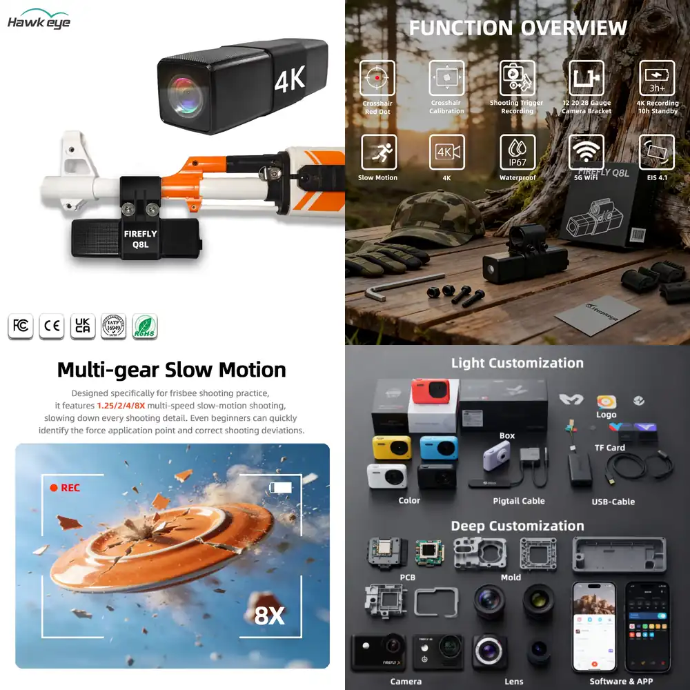 Outdoor Hunting Camera Wireless - OEM 4K Hunting Camera Firefly Q8