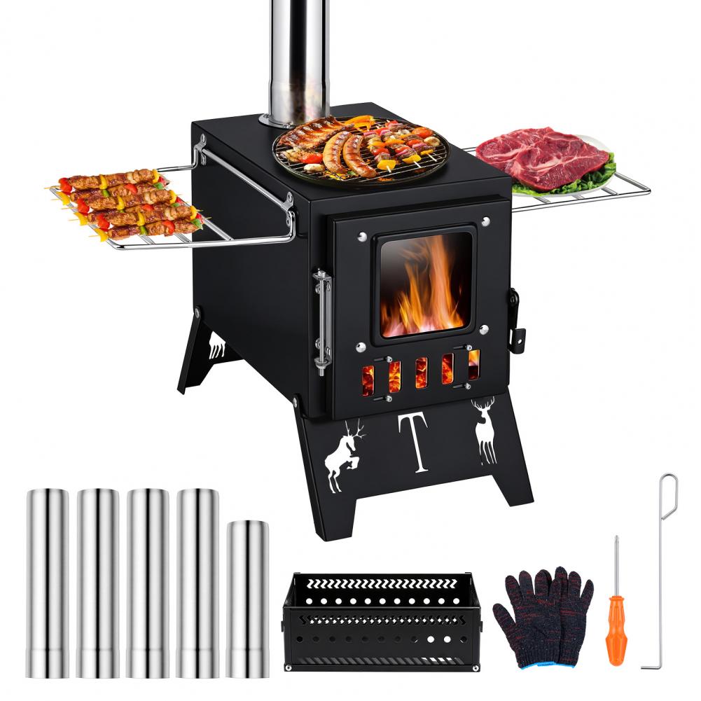 Outdoor Hunting Heater - Outdoor Folding Portable Wood Stove 2