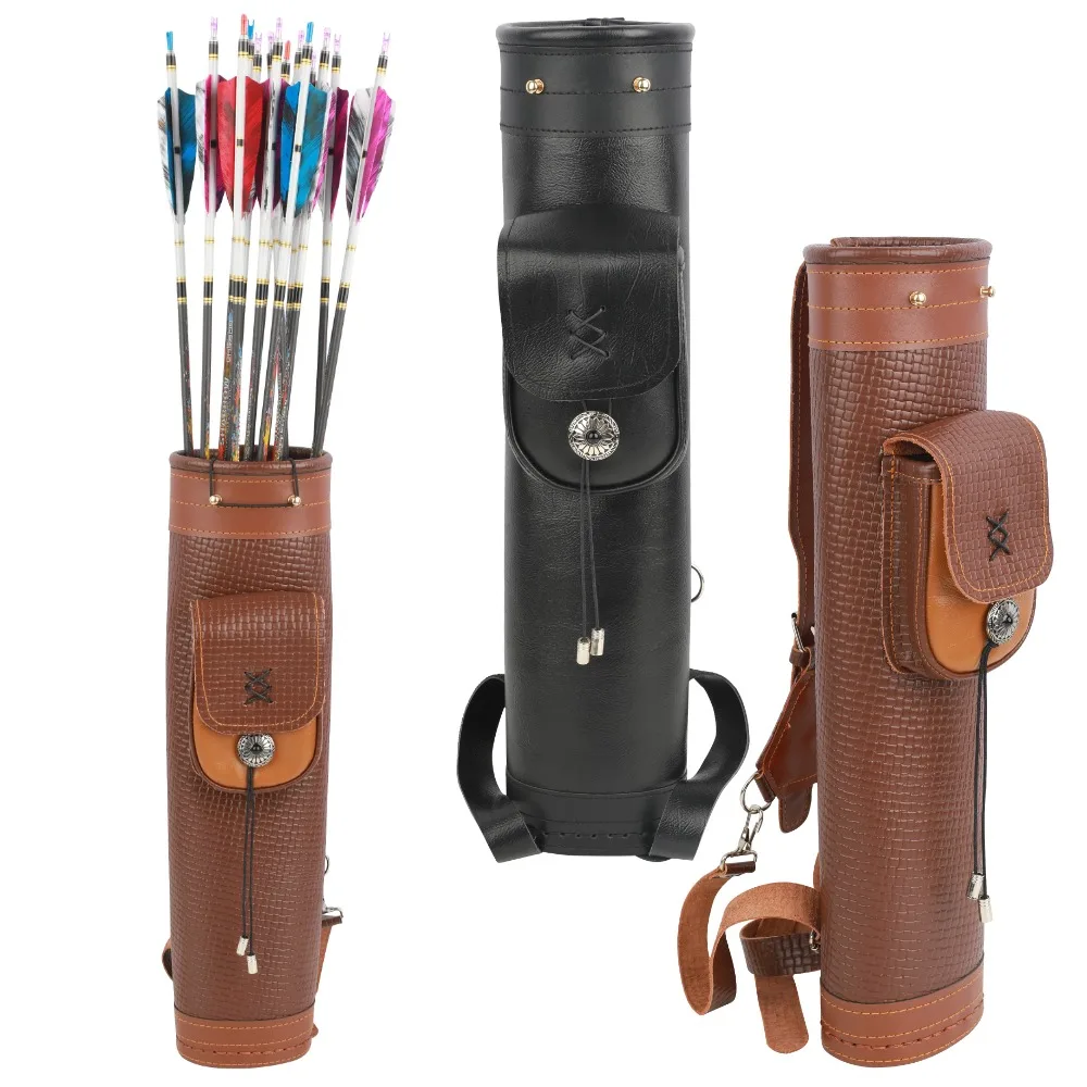 Cowhide Archery Arrow Quiver S - огляд і ціна Quiver Arrow Back