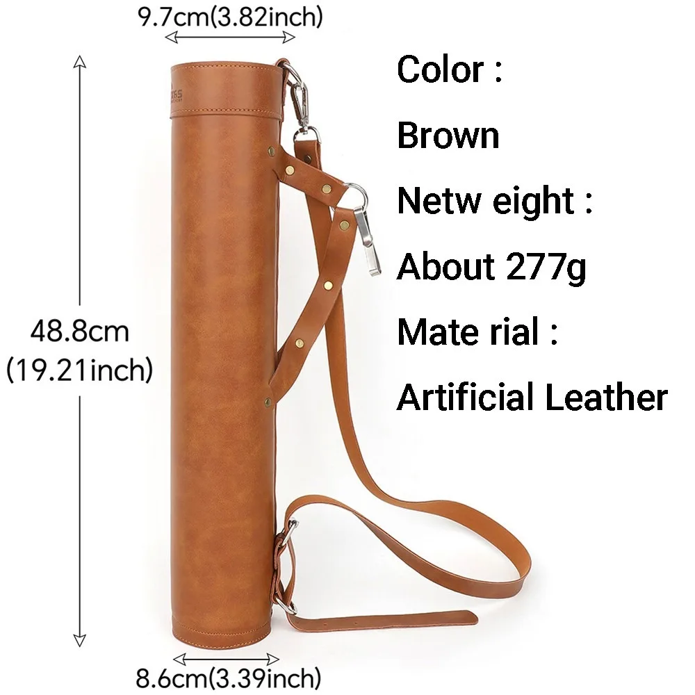 1pc Traditional PU Leather Bac - огляд і ціна Quiver Arrow Back