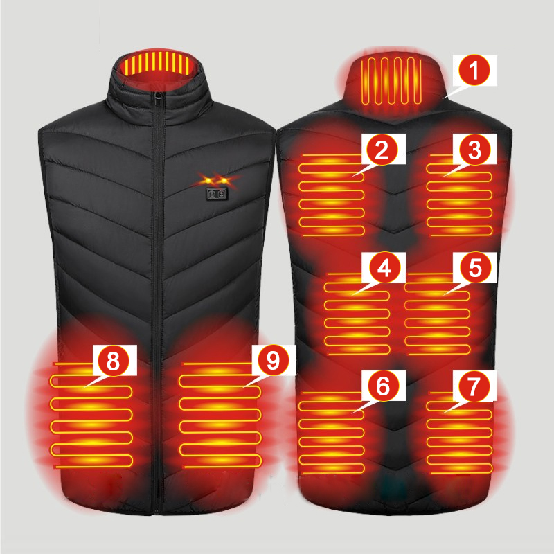 Winter 9 Areas Heated Vest Out - огляд і ціна Outdoor Hunting Heater