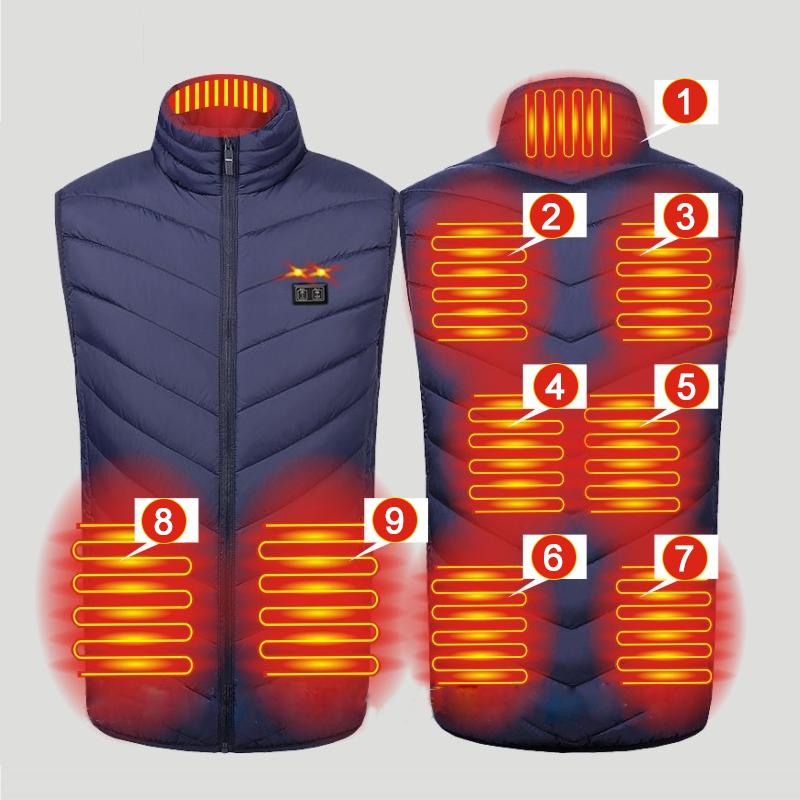 Winter 9 Areas Heated Vest Out - огляд і ціна Outdoor Hunting Heater