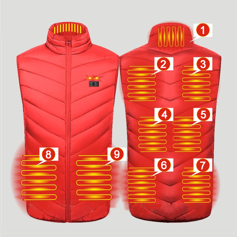 Winter 9 Areas Heated Vest Out - огляд і ціна Outdoor Hunting Heater