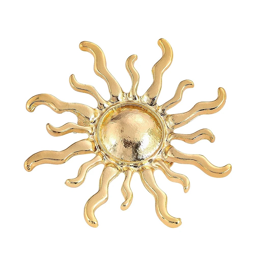 Sunburst Flower Alloy Brooch R - огляд і ціна Outdoor Hunting Outfit