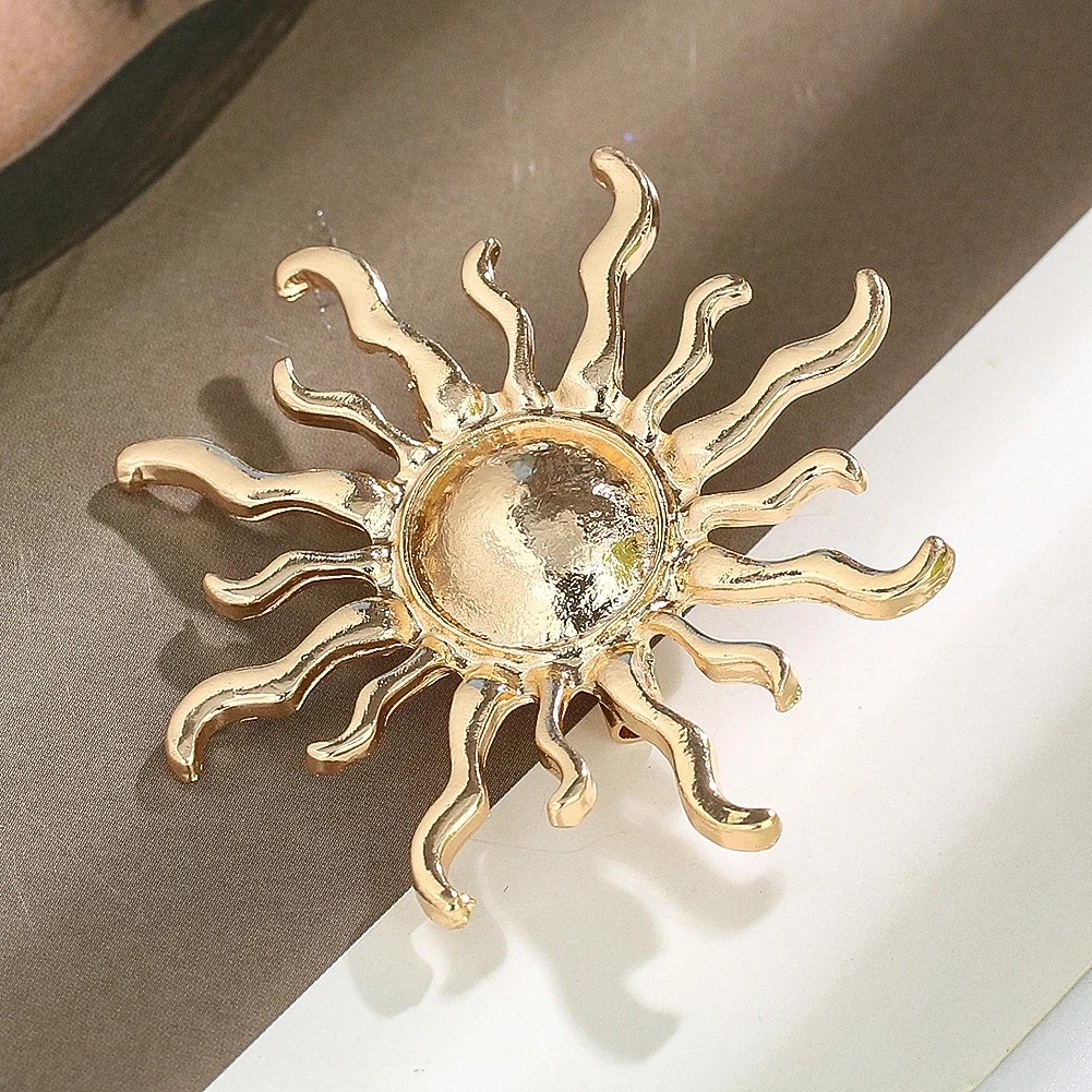 Sunburst Flower Alloy Brooch R - огляд і ціна Outdoor Hunting Outfit