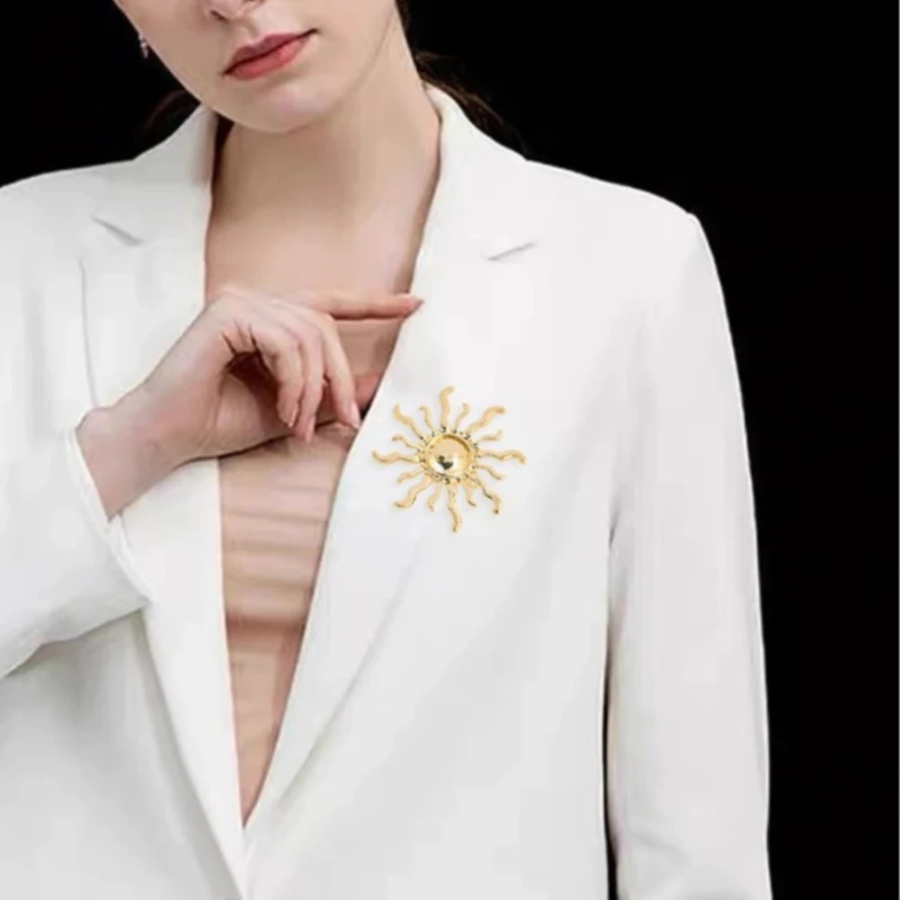 Sunburst Flower Alloy Brooch R - огляд і ціна Outdoor Hunting Outfit
