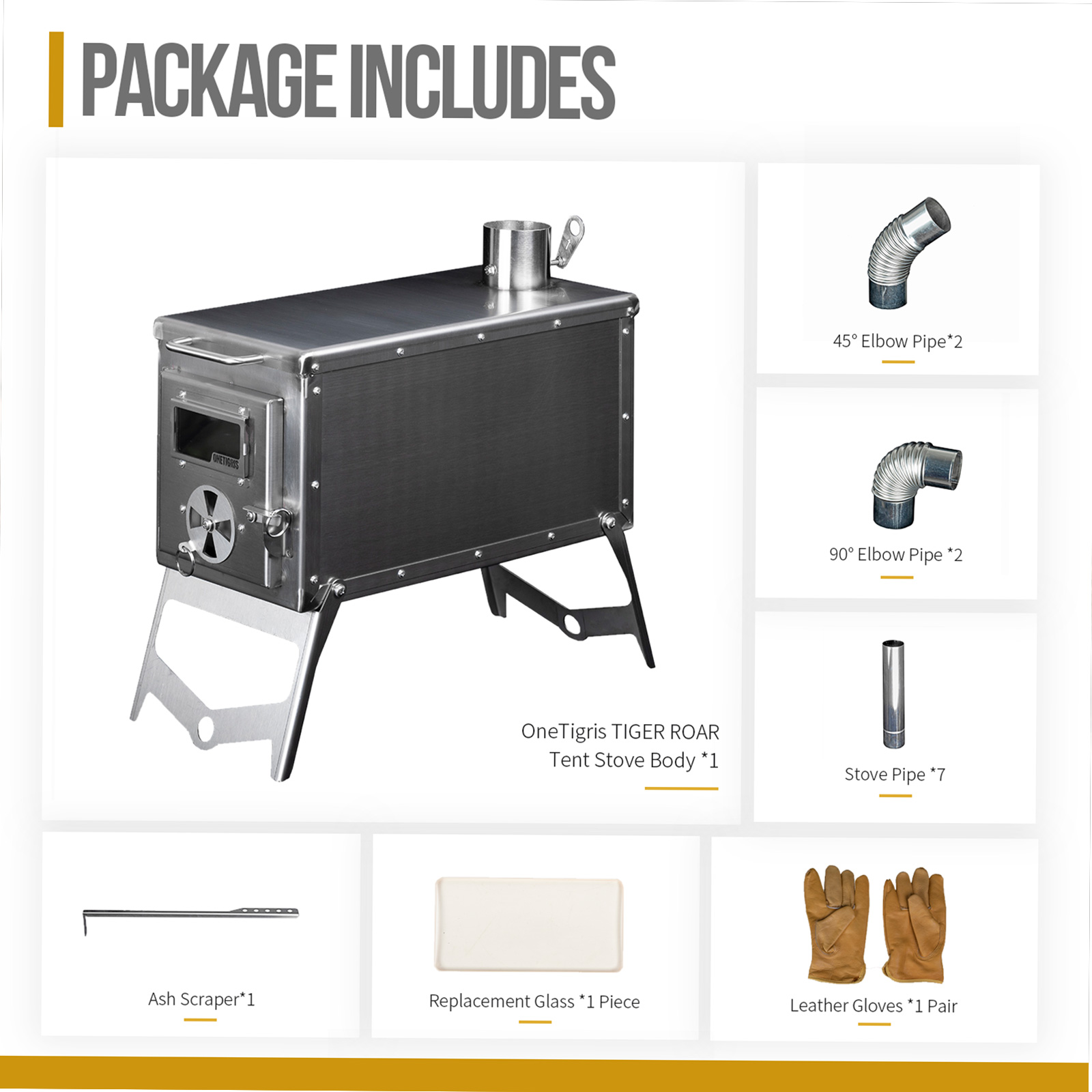 OneTigris Tiger Roar Tent Stov - огляд і ціна Outdoor Hunting Heater