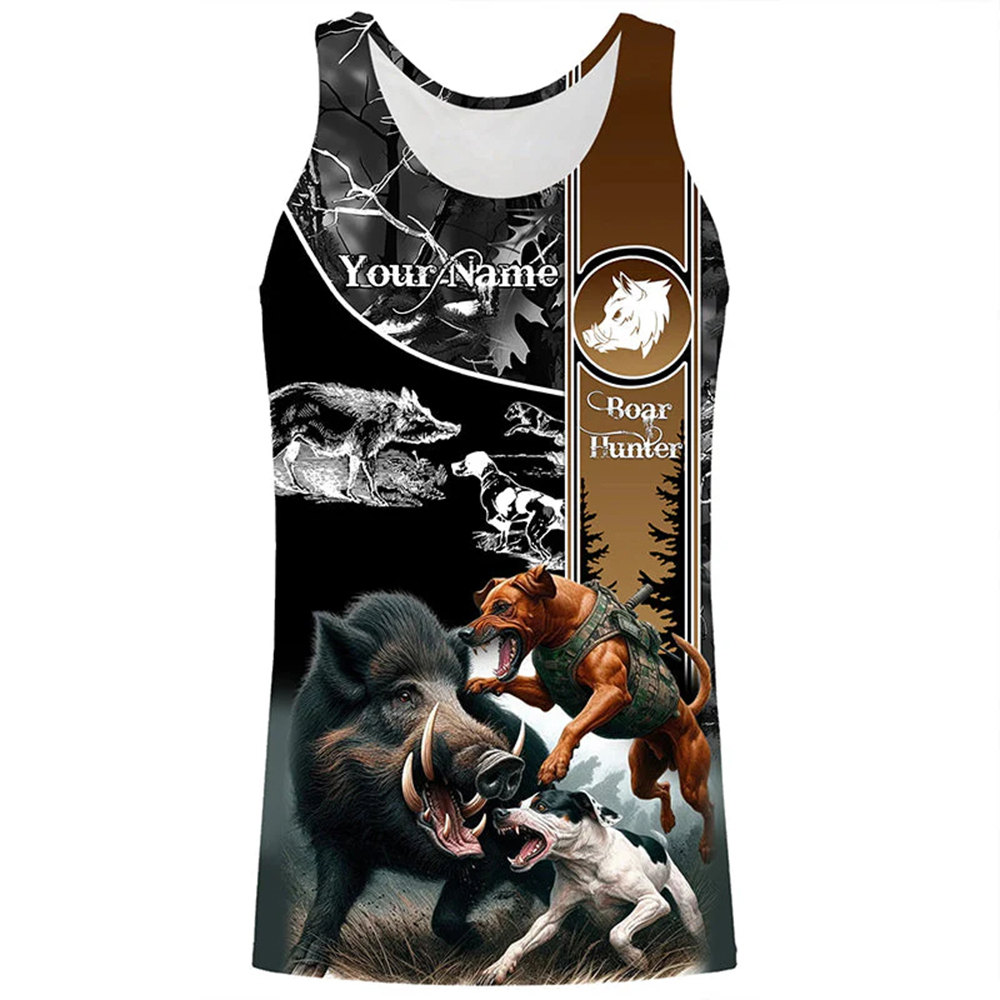 Custom Name Boar Hunter Tank T - огляд і ціна Outdoor Hunting Dog Names