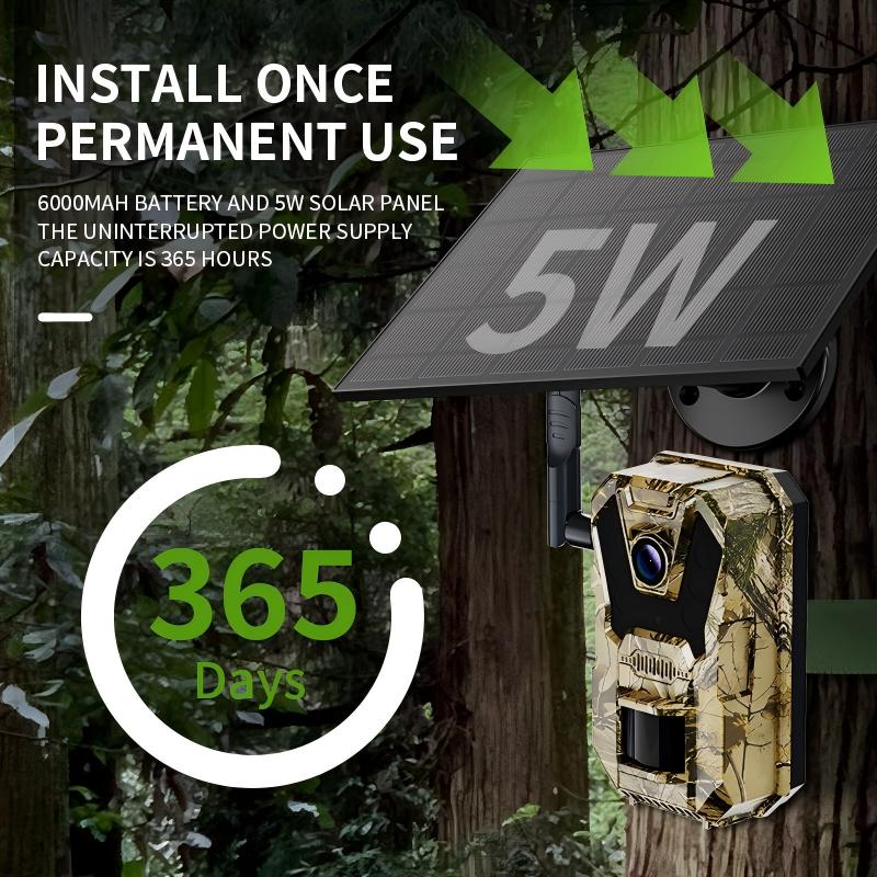 T6 4G Solar LTE Hunting Camera - огляд і ціна Outdoor Hunting Camera Wireless