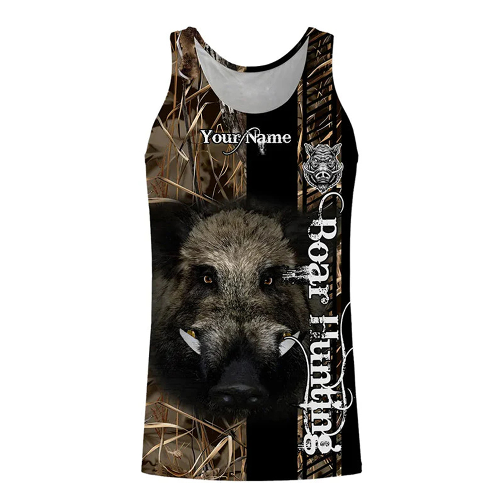 Custom Name Boar Hunter Tank T - огляд і ціна Outdoor Hunting Dog Names