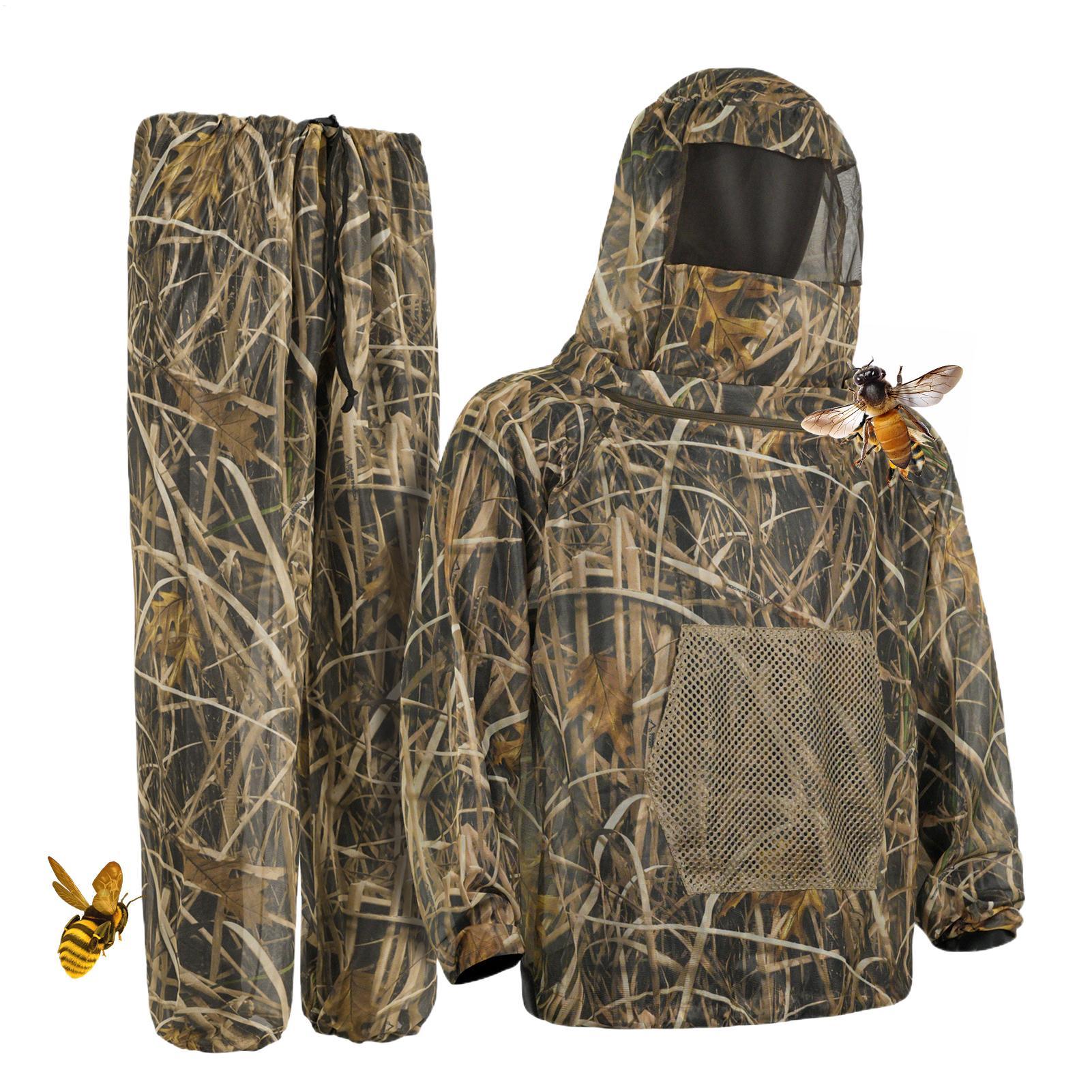 Hunting Suit Fly Proof Mesh Ou - огляд і ціна Outdoor Hunting Outfit