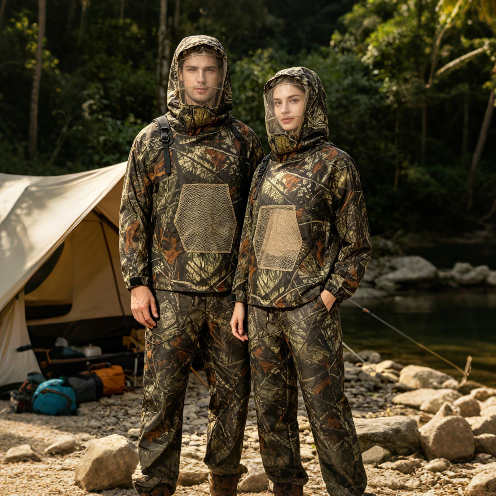 Hunting Suit Fly Proof Mesh Ou - огляд і ціна Outdoor Hunting Outfit