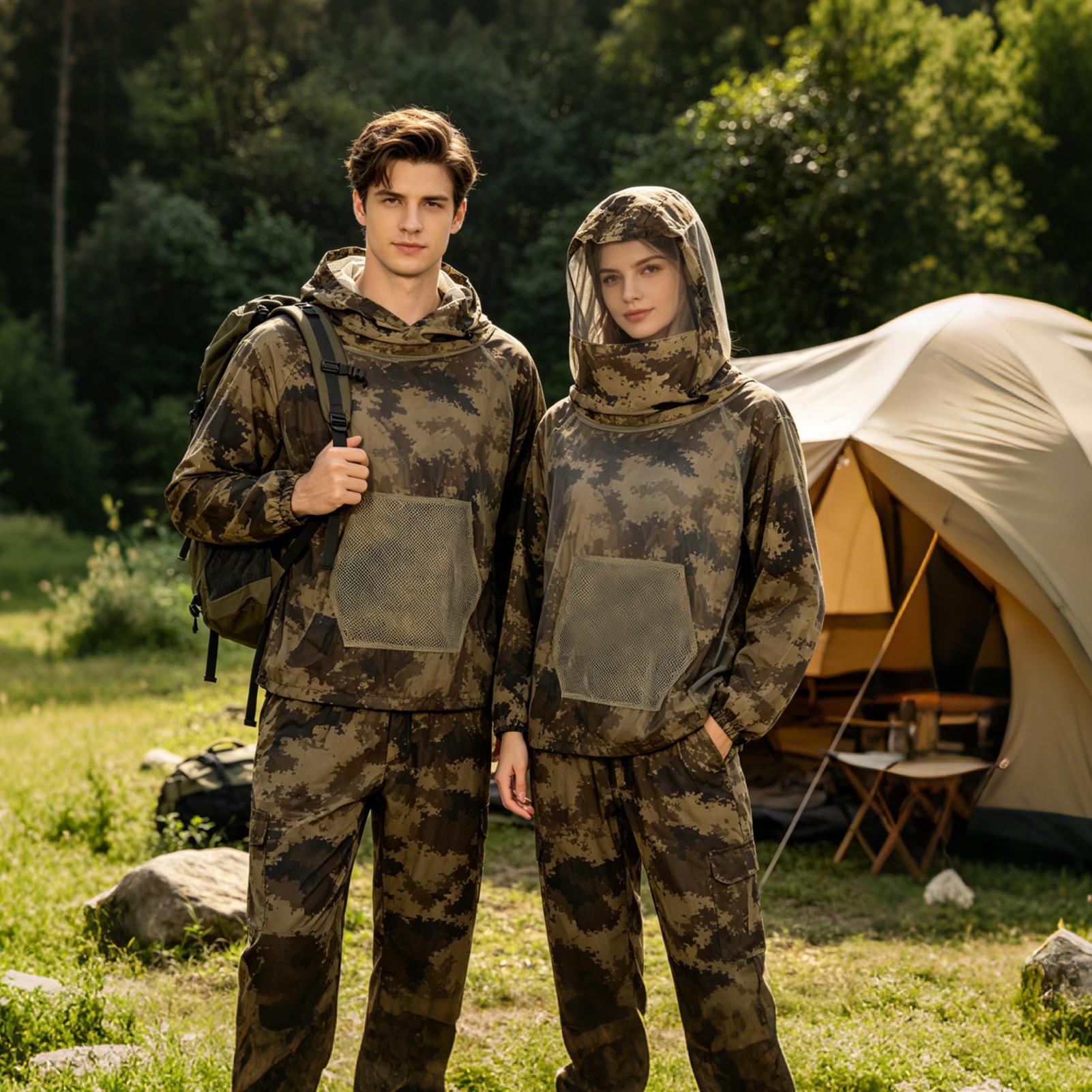 Hunting Suit Fly Proof Mesh Ou - огляд і ціна Outdoor Hunting Outfit