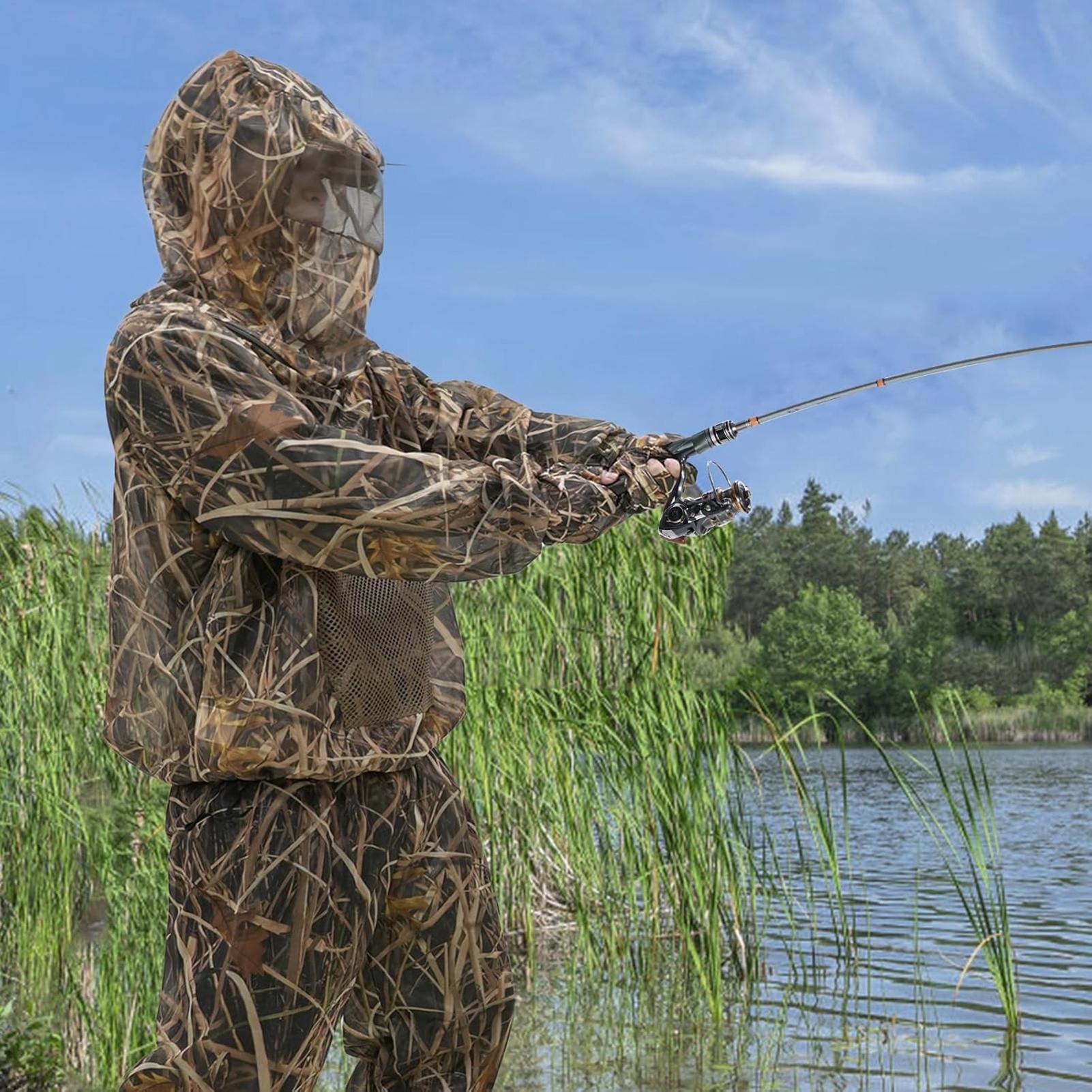 Hunting Suit Fly Proof Mesh Ou - огляд і ціна Outdoor Hunting Outfit