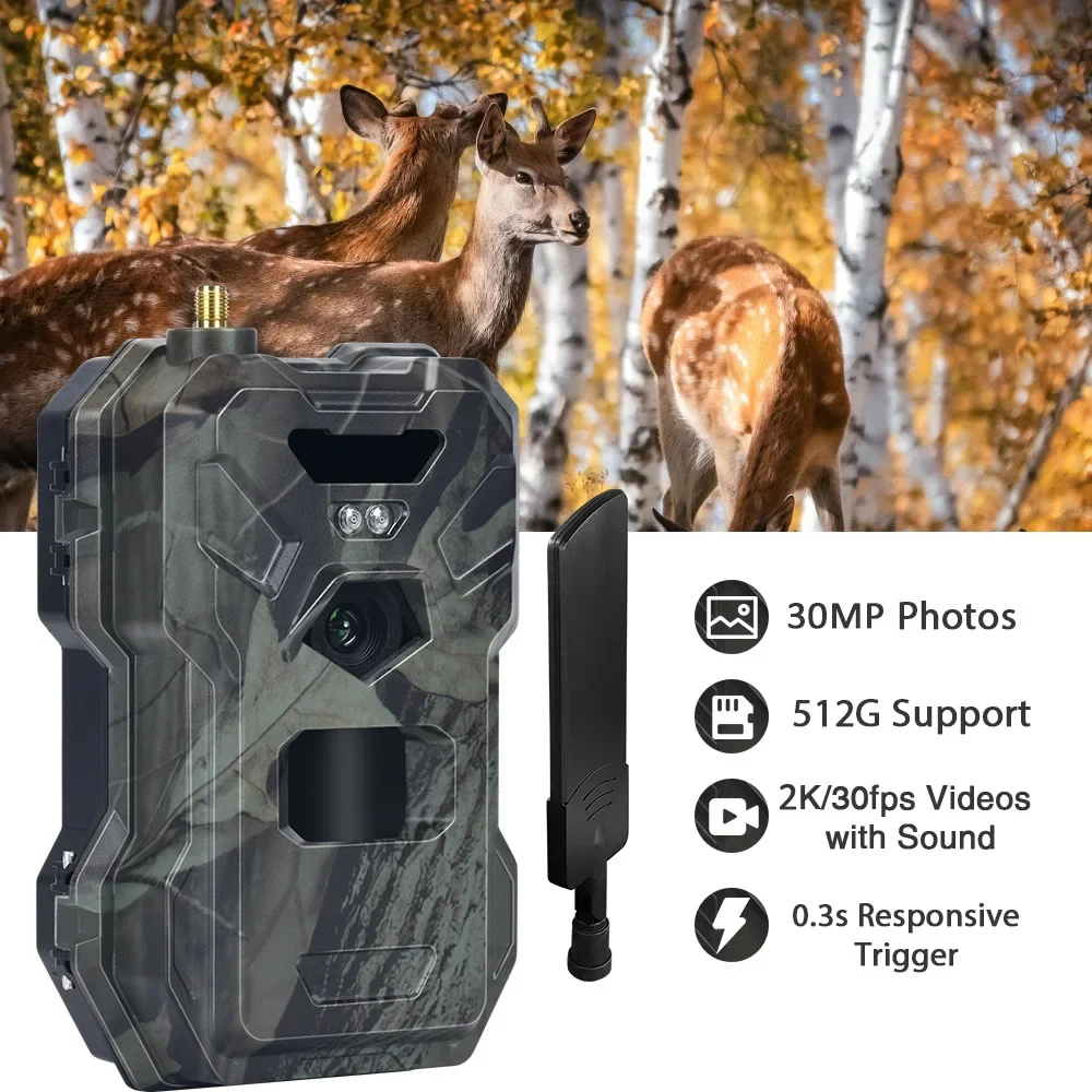 HC-880Pro 4G 30MP HD 2K Night  - огляд і ціна Outdoor Hunting Camera Wireless