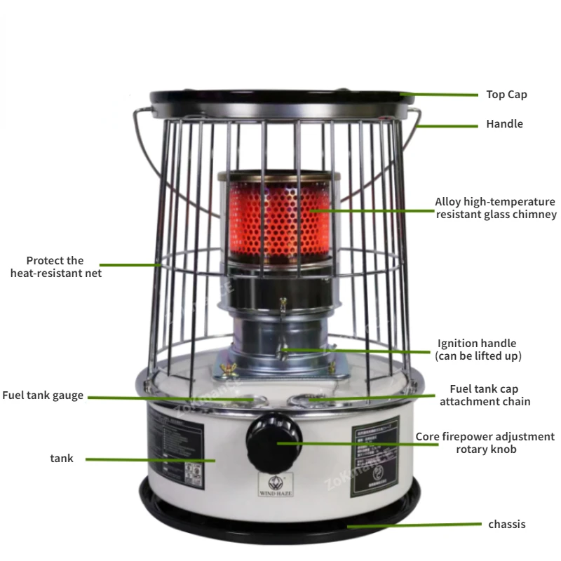 6L Portable Kerosene Stove Hea - огляд і ціна Outdoor Hunting Heater
